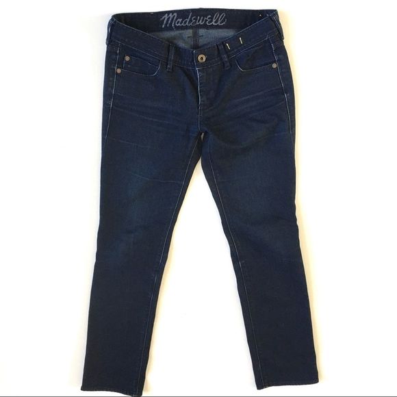 Madewell Rail Straight Dark Wash Jeans Size 27 - Picture 6 of 8